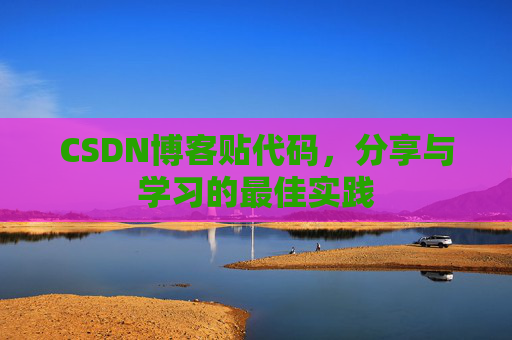 CSDN博客贴代码，分享与学习的最佳实践